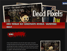Tablet Screenshot of deadpixelsthegame.com